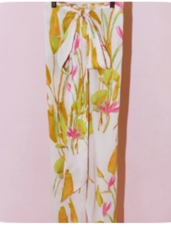 Coniglio Palm Beach Dresses & Skirts - Coniglio Wrap Around Slit Midi in Birds of Paradise Island Breeze